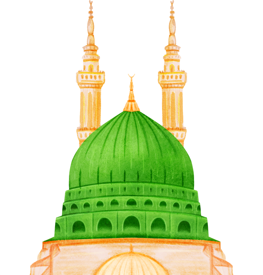 Nabawi Mosque Illustration